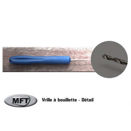 Aiguille à Bouillettes MFT Bleue | Outil professionnel pour montages carpe | La Pêche en Ligne