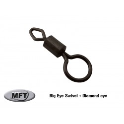 Emerillon spécial - Big eye swivel with diamond eye