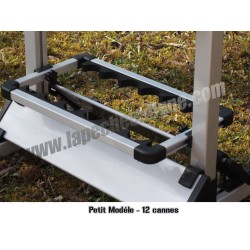 Présentoir 12 cannes | Support de rangement compact et résistant – La Pêche en Ligne