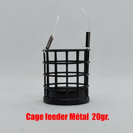 Cage Feeder - Metal - Noir - 20gr