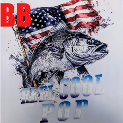 T-shirt "The USA Collection" |inspiré des paysages de pêche américains | La Pêche en Ligne