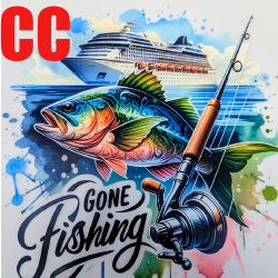T-shirt "The USA Collection" |inspiré des paysages de pêche américains | La Pêche en Ligne