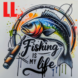 T-shirt "The USA Collection" |inspiré des paysages de pêche américains | La Pêche en Ligne