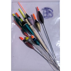 Flotteur Vintage - lot x 10 pcs de A à H