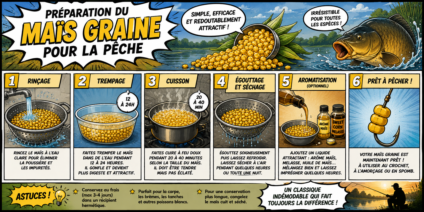  Préparations des graines de Maïs